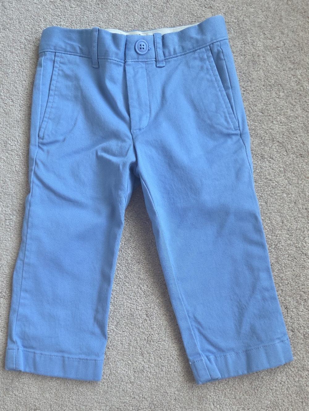 Crewcuts Size 2 Blue Cotton Chinos